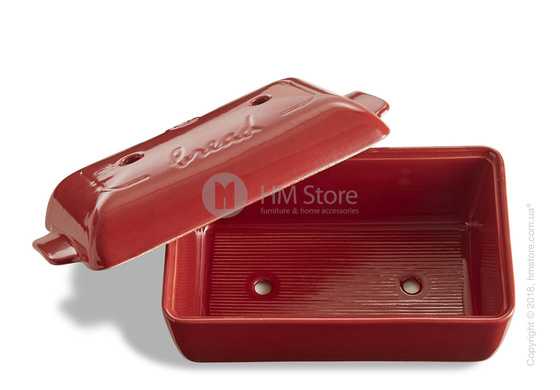 Форма для выпечки хлеба керамическая Emile Henry Bread Loaf Baker Specialized Cooking, Burgundy