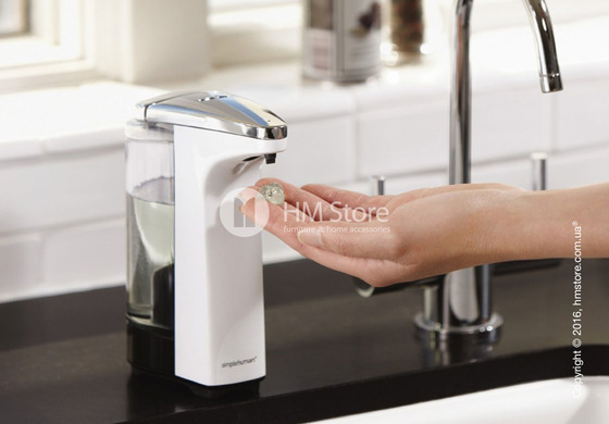 Диспенсер для жидкого мыла сенсорный Simplehuman Sensor Pump, Brushed Nickel