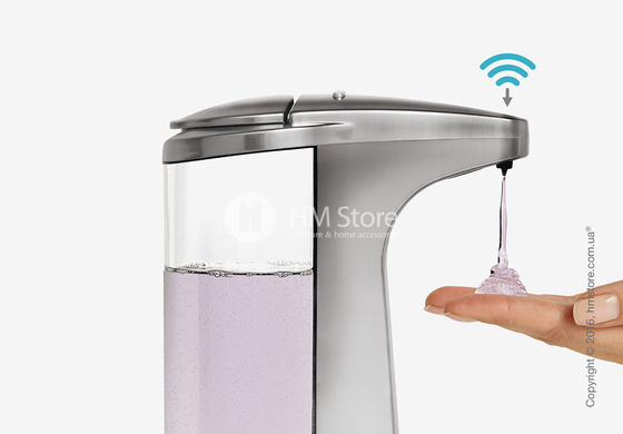 Диспенсер для жидкого мыла сенсорный Simplehuman Sensor Pump, Brushed Nickel