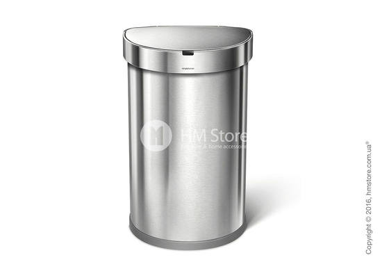 Ведро для мусора сенсорное Simplehuman Sensor Can 45 л, Brushed Stainless Steel