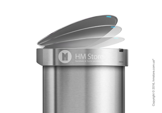 Ведро для мусора сенсорное Simplehuman Sensor Can 45 л, Brushed Stainless Steel