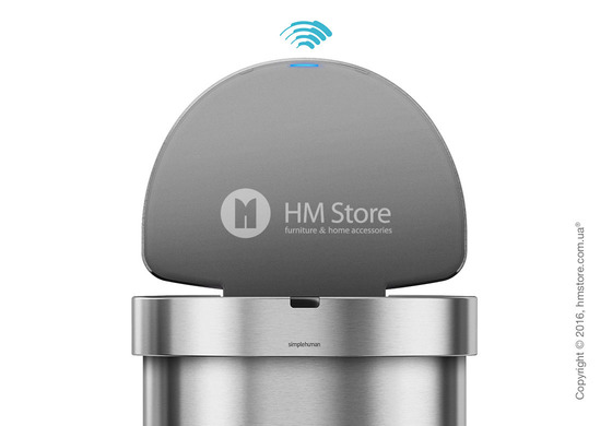 Ведро для мусора сенсорное Simplehuman Sensor Can 45 л, Brushed Stainless Steel