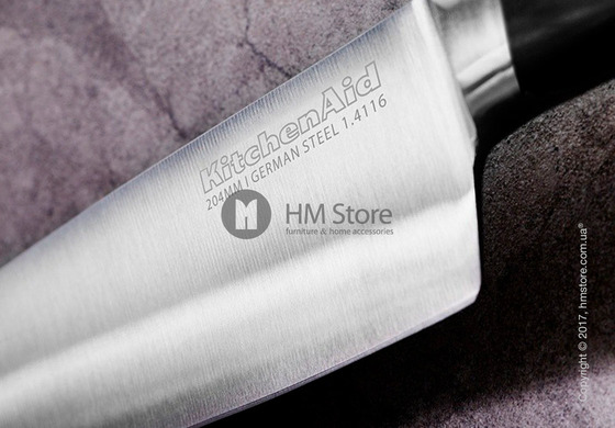 Набор ножей на подставке KitchenAid Professional Series Cutlery Set, 7 предметов, Frosted Pearl White