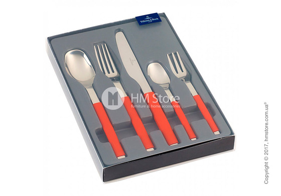 Набор столовых приборов Villeroy & Boch коллекция S+ на 6 персон, 30 предметов, Chili