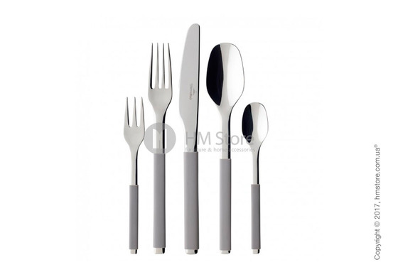 Набор столовых приборов Villeroy & Boch коллекция S+ на 6 персон, 30 предметов, Taupe