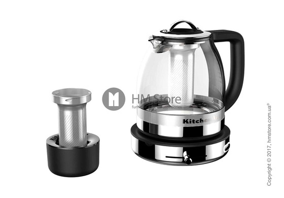 Чайник электрический KitchenAid Artisan Glass Tea Kettle 1,5 л Чайник электрический KitchenAid Artisan Glass Tea Kettle 1,5 л