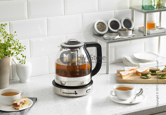 Чайник электрический KitchenAid Artisan Glass Tea Kettle 1,5 л Чайник электрический KitchenAid Artisan Glass Tea Kettle 1,5 л