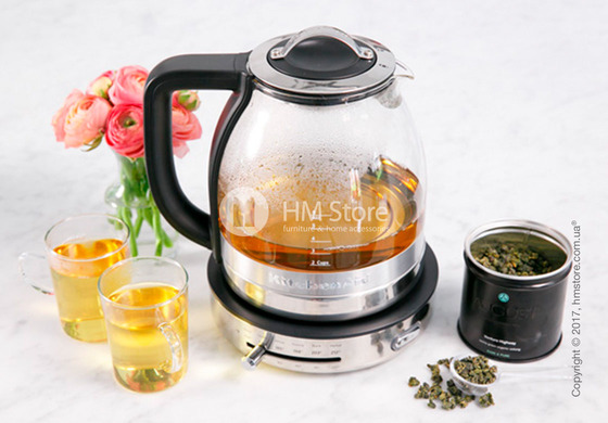 Чайник электрический KitchenAid Artisan Glass Tea Kettle 1,5 л Чайник электрический KitchenAid Artisan Glass Tea Kettle 1,5 л