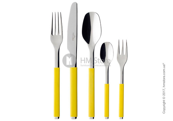 Набор столовых приборов Villeroy & Boch коллекция S+ на 6 персон, 30 предметов, Lemon Pie