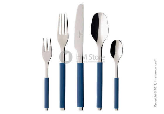 Набор столовых приборов Villeroy & Boch коллекция S+ на 6 персон, 30 предметов, Blueberry