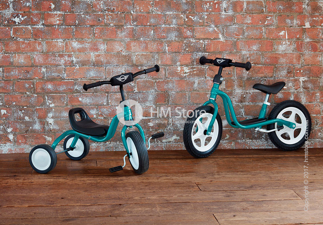 Беговел детский BMW MINI Balance Bike 2016-2018 Aqua and Black | HM Store
