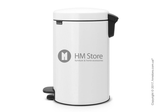 Ведро для мусора Brabantia Pedal Bin NewIcon 12 л, White