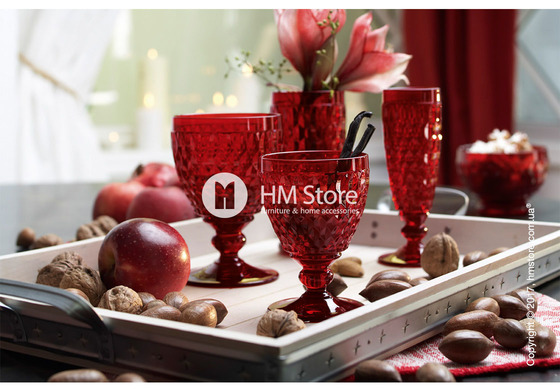 Бокал для воды Villeroy & Boch коллекция Boston 400 мл, Red