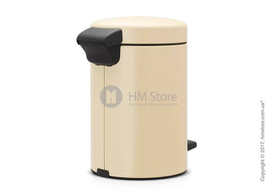 Ведро для мусора Brabantia Pedal Bin NewIcon 3 л, Almond