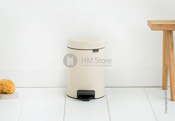 Ведро для мусора Brabantia Pedal Bin NewIcon 3 л, Almond