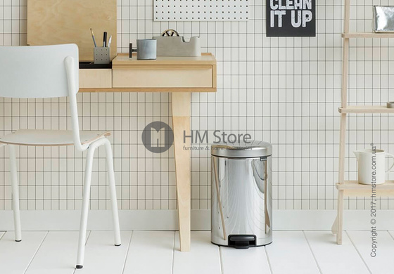 Ведро для мусора  Brabantia Pedal Bin NewIcon Metal Inner Bucket 12 л, Brilliant Steel