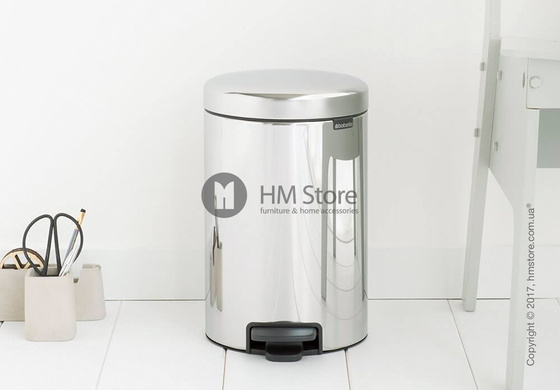 Ведро для мусора  Brabantia Pedal Bin NewIcon Metal Inner Bucket 12 л, Brilliant Steel