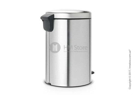 Ведро для мусора Brabantia Pedal Bin NewIcon 20 л, Matt Steel Fingerprint Proof Ведро для мусора Brabantia Pedal Bin NewIcon 20 л, Matt Steel Fingerprint Proof