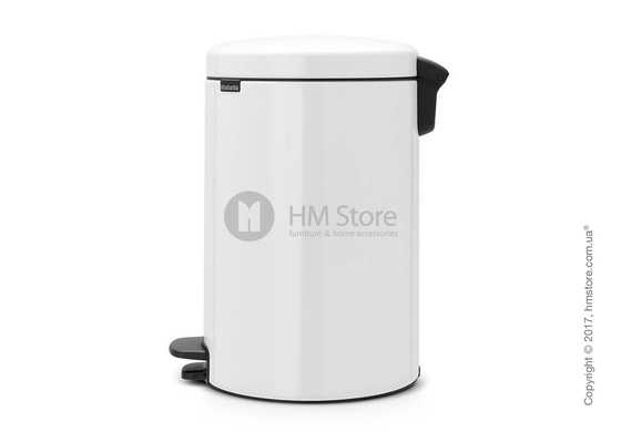 Ведро для мусора Brabantia Pedal Bin NewIcon 20 л, White