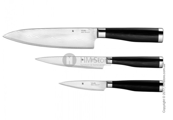 Набор из 3-х ножей WMF коллекция Yari, Black
