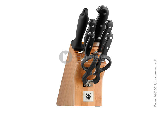 Набор из 5-ти ножей на подставке WMF коллекция Spitzenklasse Plus, Black