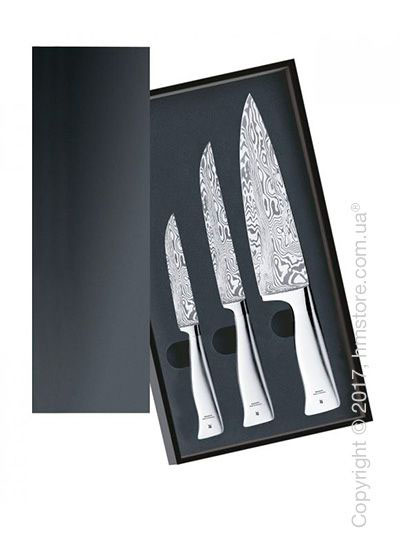 Набор из 3-х ножей WMF коллекция Damasteel, Steel
