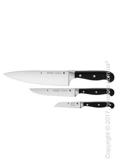 Набор из 3-х ножей WMF коллекция Spitzenklasse Plus, Black