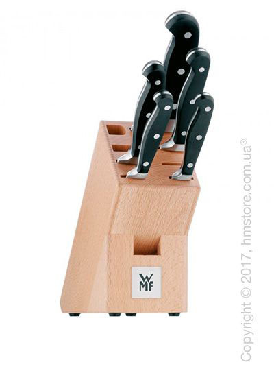 Набор из 5-ти ножей на подставке WMF коллекция Spitzenklasse Plus, Black