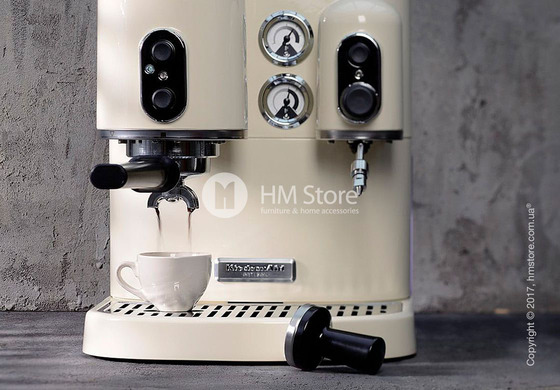 Кофемашина KitchenAid Artisan Espressomachine, Almond Cream. Купить