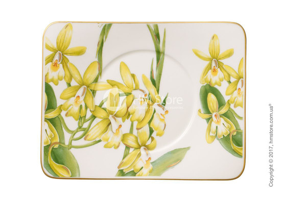 Набор чашек с блюдцами Villeroy & Boch коллекция Amazonia Meridiem на 4 персоны, 8 предметов