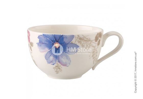 Чашка с блюдцем Villeroy & Boch коллекция Mariefleur Gris Basic 390 мл