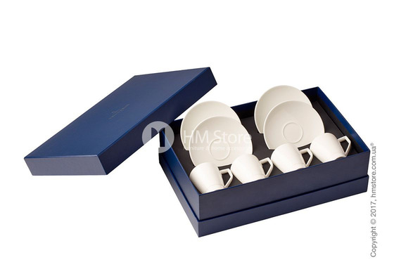 Набор чашек с блюдцами Villeroy & Boch  коллекция La Classica Nuova на 4 персоны, 8 предметов