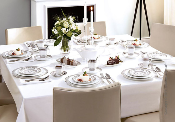 Набор чашек с блюдцами Villeroy & Boch  коллекция La Classica Contura  на 2 персоны, 4 предмета