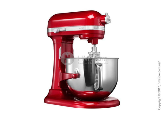 Планетарный миксер KitchenAid Artisan Bowl-Lift Stand Mixer XL 6.9 л, Candy Apple Red