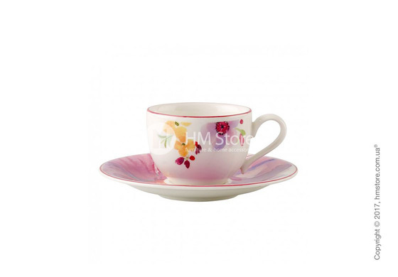 Чашка с блюдцем Villeroy & Boch коллекция Mariefleur Basic 80 мл