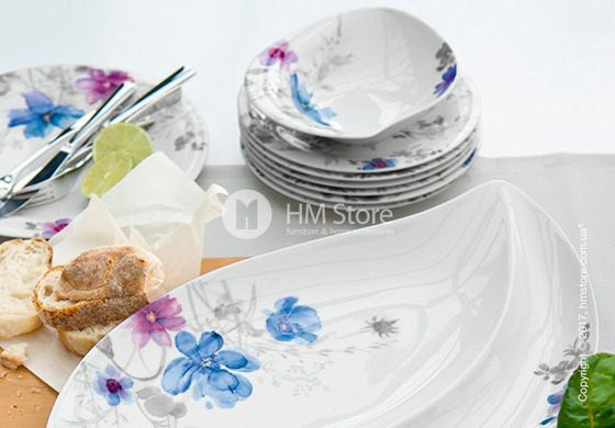 Салатница  Villeroy & Boch коллекция Mariefleur Gris