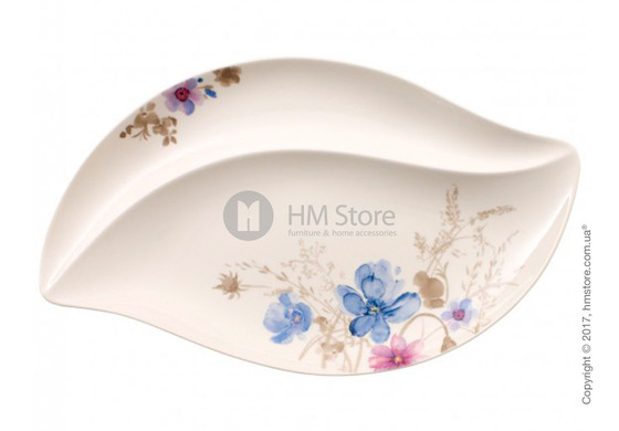 Блюдо для подачи Villeroy & Boch коллекция Mariefleur Gris 50x30 см