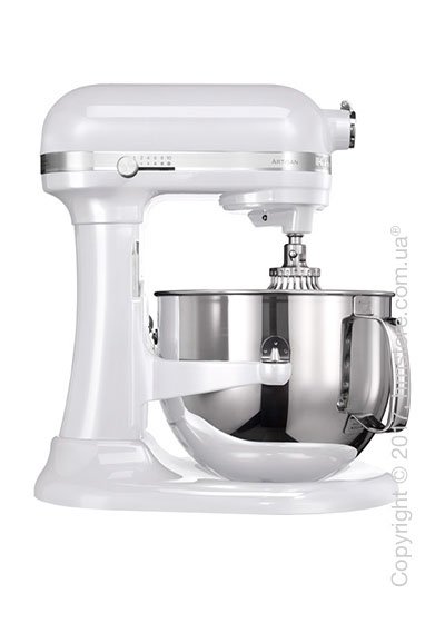 Планетарный миксер KitchenAid Artisan Bowl-Lift Stand Mixer XL 6.9 л, Frosted Pearl White. Купить