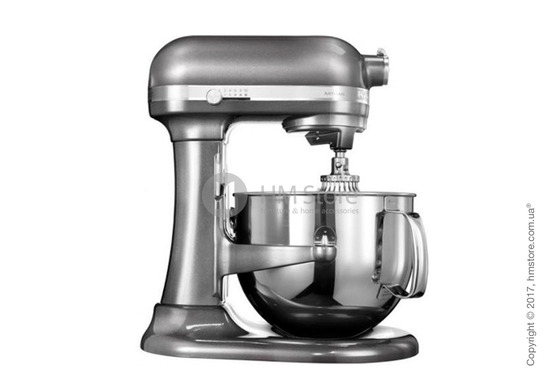 Планетарный миксер KitchenAid Artisan Bowl-Lift Stand Mixer XL 6.9 л, Medallion Silver. Купить