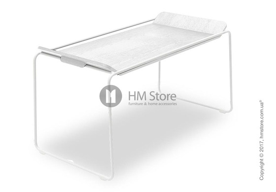 Сервировочный столик Calligaris Filo, Metal matt optic white and Optic white