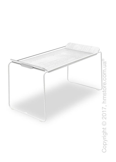 Сервировочный столик Calligaris Filo, Metal matt optic white and Optic white