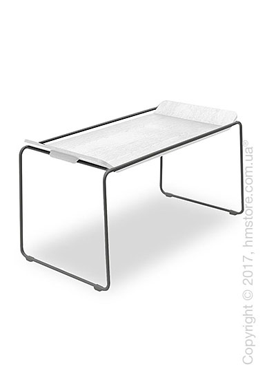 Сервировочный столик Calligaris Filo, Metal matt grey and Optic white