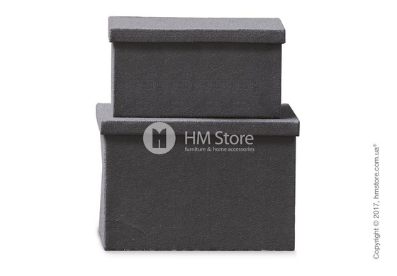 Набор ящиков Calligaris Clever, 2 предмета, Polyester felt grey
