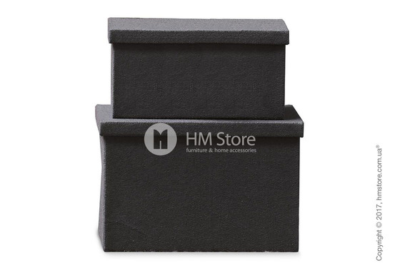 Набор ящиков Calligaris Clever, 2 предмета, Polyester felt anthracite