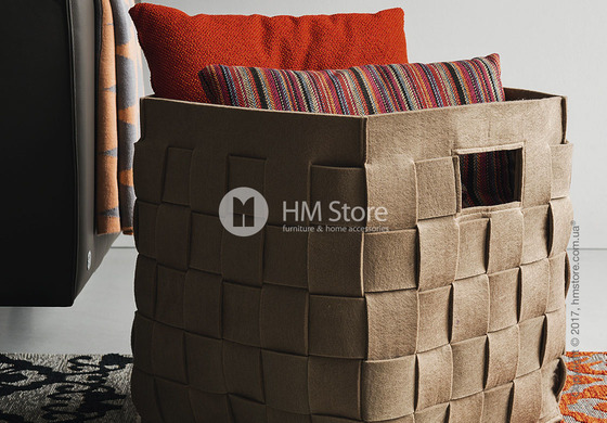 Корзина Calligaris Connor, Polyester felt grey