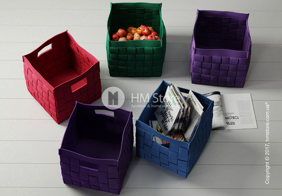 Корзина Calligaris Connor, Polyester felt nougat