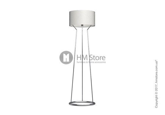 Напольный светильник Calligaris Lynx, Floor lamp, Metal chromed and Optic white