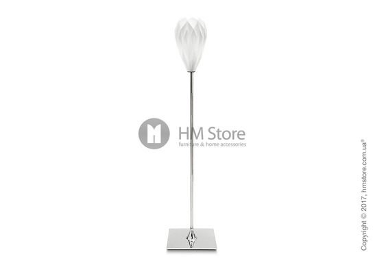 Напольный светильник Calligaris Hydra, Floor lamp with glass diffuser, Metal chromed and Frosted white Напольный светильник Calligaris Hydra, Floor lamp with glass diffuser, Metal chromed and Frosted white