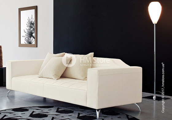 Напольный светильник Calligaris Hydra, Floor lamp with glass diffuser, Metal chromed and Frosted white