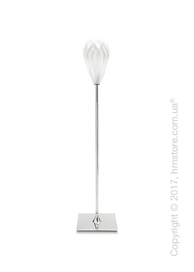 Напольный светильник Calligaris Hydra, Floor lamp with glass diffuser, Metal chromed and Frosted white